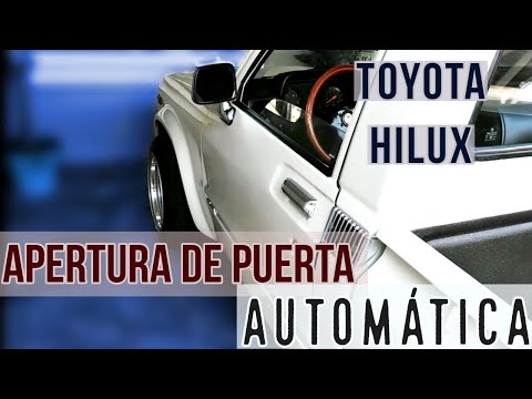 Apertura de puerta automática, automatic door, toyota hilux 80, RN 30