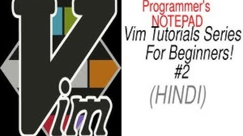 Using Terminal Command In Vim -HINDI (Part-2)