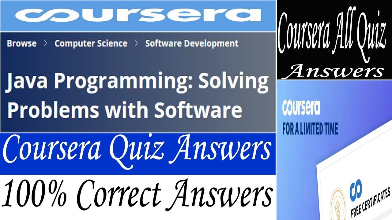 coursera java assignment answers