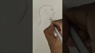 How To Draw A Simple Face Fast #shorts #drawing #youtubeshorts #art #artist #pencildrawing #artwork