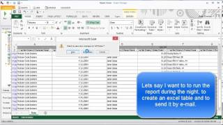 Crystal Report Export To Excel with formulas and filter
