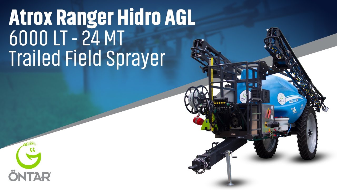 ÖNTAR | Atrox Ranger Hidro AGL 6000 LT - 24 MT Trailed Field Sprayer Usage Video