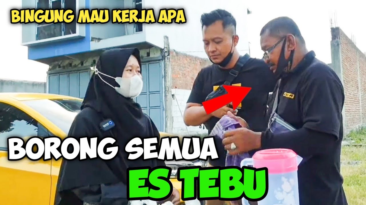 BERBAGI REZEKI borong dagangan bapak penjual es tebu yang kesulitan saat ppkm -  #01
