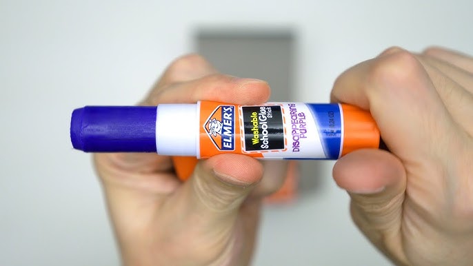 How Does Elmer's Disappearing Purple Glue Work? 🤔 #shorts #chemistry  #science #experiment 
