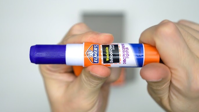 Elmer's Disappearing Purple School Glue Sticks, Washable, 7 Grams