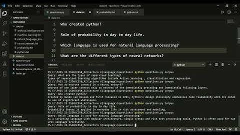 CS50 AI - project 6 - questions