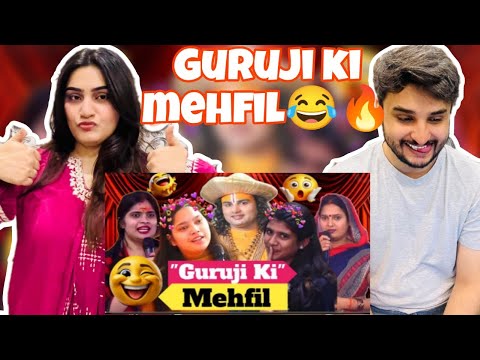 Pakistani Couple Reaction On | Guru Ji ki Mehfil | Aniruddha Charyya | Guru Ji | Funny Memes Comedy 