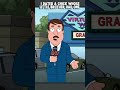 Peter fails at Virtual Reality! 😻🚐 #funny VR reaction 📺 #familyguy #shorts