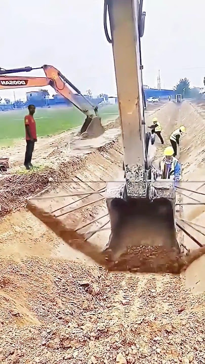 excavator working skills #excavator #beko beku gari 295