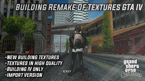 [SHARE] Building Remake Of Textures GTA IV IMPORT | GTA SA ANDROID