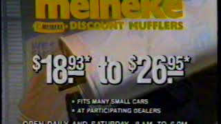 1988 Meineke Discount Mufflers Youre Outa Here Tv Commercial