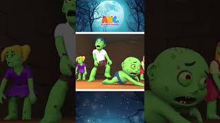 Zombie Opens the Fridge 😲🧟‍♂️ #shorts #kidssongs #halloween