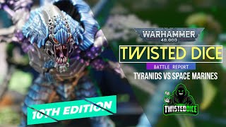 Warhammer 40k Battle Report: Tyranids vs. Space Marines - Epic 10th Edition Showdown!