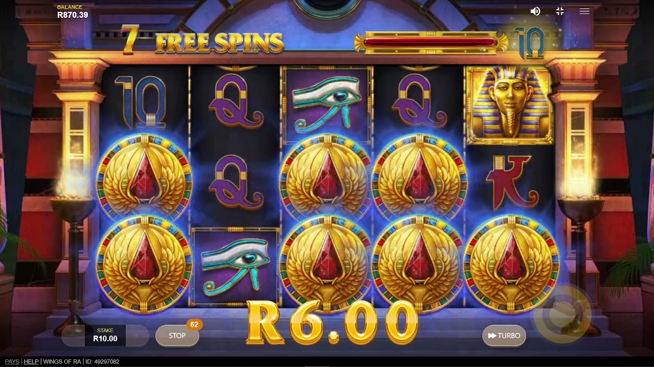 NEW GAME! WINGS OF RA! 100x SPINS! ALMOST HAD A FULL SCREEN