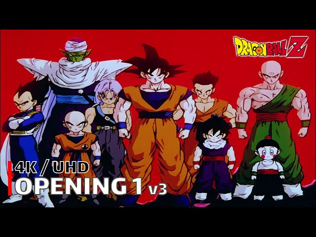 Dragon Ball Z - Opening 1 v3 (Cha-La Head-Cha-La) | 4K UHD