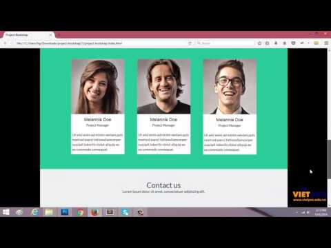 Video Học Boostrap 06 - Xây dựng một trang HTML (P3) - YouTube