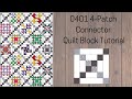 0401 Four Patch Connector Quilt Block Tutorial | Sampler Setting #4 | Block of the Day 2023