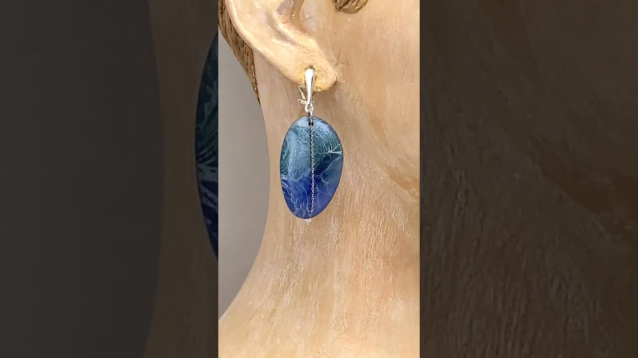 Deep blue laser chain tagua/cordadesign 