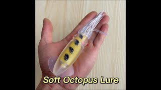 6inch Soft Squid Fishing Lures yellow screenshot 4