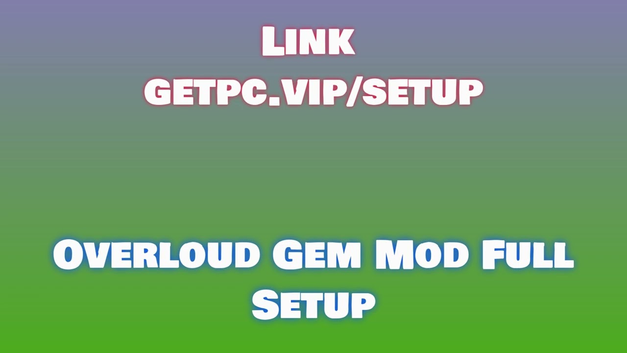 🔸Overloud Gem Mod🎃 HOW TO INSTALL 💻PC/LAPTOP [TUTORIAL 2024 no charge🙏]