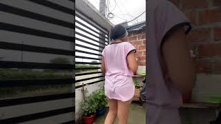 watering my plant's ft Jennifer Granda (Granda Sister's) #like #live #shorts