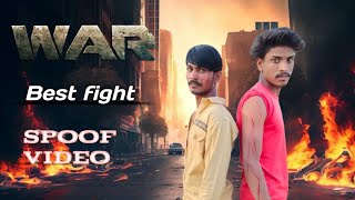 Hrithik vs Tiger fight scene in war movie | War movie scene spoof | Hrithik Roshan, Tiger Shroff ssv