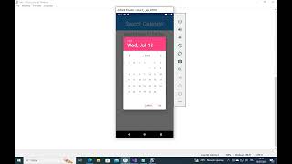 Search Calendar app with xamarin