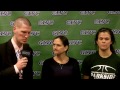 2013 GLVC Tourney: UW-Parkside's Jenny Knight-Kenesie & Gaby Bronson