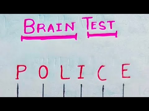 Police Brain police brain test 😯 - YouTube