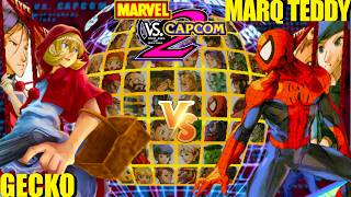 Marvel Vs Capcom 2 Marq Teddy Vs Gecko