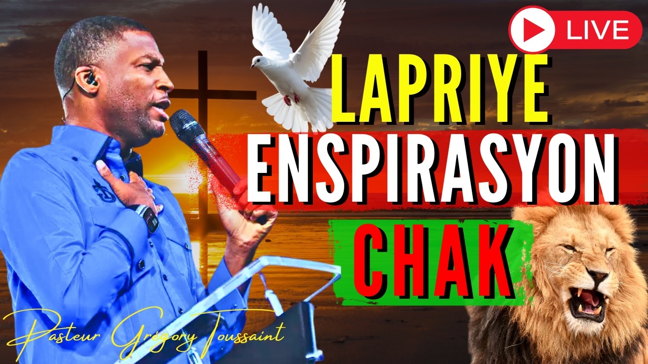 Lapriyè enspirasyon chak jou ki pral beni ou epi ankouraje ou | Priyè Pwisan #livestream