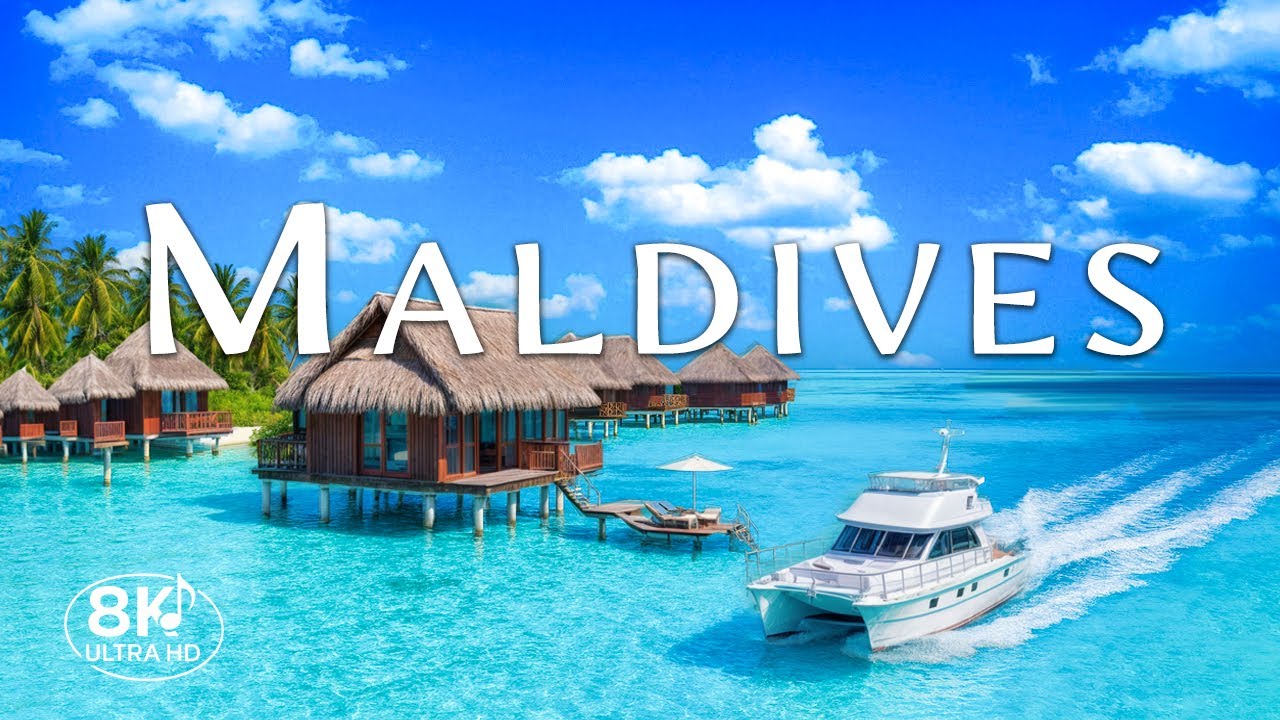 Ocean Serenity Maldives | Расслабляющие морские волны для сна и медитации 8K UHD