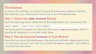How to Fix the Vue.js Warning: Property or Method "moment" is Not Defined