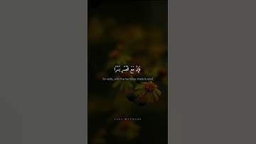 فَإِنَّ مَعَ الْعُسْرِ يُسَرًا | محمد صديق المنشاوي | سورةالشرح❤️❤️💙💙