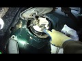 How to change fuel pump Toyota Corolla VVTi-engine. Years 2000 to 2015