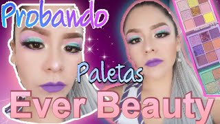 MAQUILLAJE  EVER BEAUTY,  PALETA COLORES PASTEL