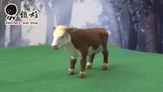 鐵雄電刷車 Mojo fun 動物模型 387068-赫里福郡小牛(站姿)