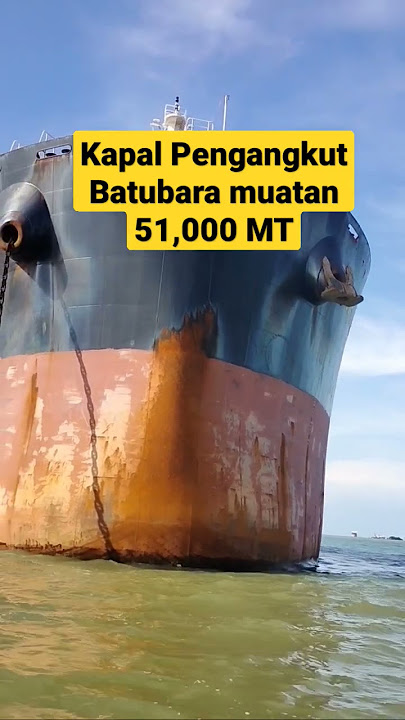 Inilah Besarnya kapal Pengangkut Batubara dengan kapasitas 51,000 MT #shorts #batubara