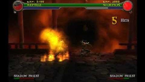 MK: Shaolin Monks - Reptile & Scorpion gameplay (part 4/6)