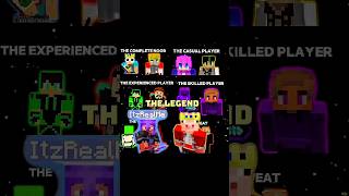 7 Levels of a Minecraft player | Funk abnormal | #minecraft #edit #Mcpe #itzrealme #technoblade