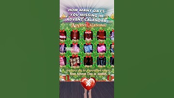 DRESS TO IMPRESS NEW CHRISTMAS UPDATE ADVENT CALENDAR #roblox #dresstoimpress #dti