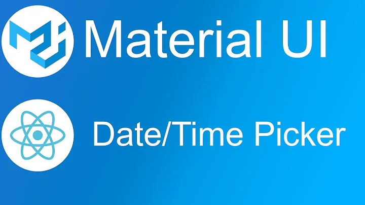 Material UI - Date Time Picker