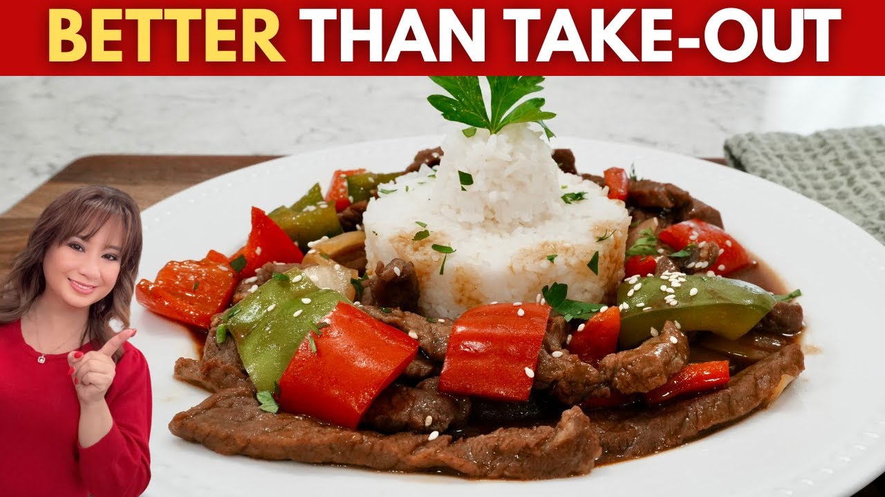 How to Make Restaurant Style Pepper Steak - Better than Take Out!