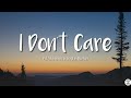Download Mp3 I Don't Care - Ed Sheeran & Justin Bieber ( Lyrics Video) Gudang lagu Download Mp3 I Don't Care - Ed Sheeran & Justin Bieber ( Lyrics Video)