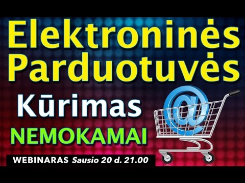 Video: Internetinės Parduotuvės Kūrimo Pliusai Ir Minusai