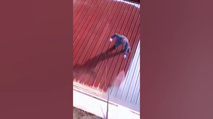 Color steel tile paint renovation process- Good tools and machinery make work easy