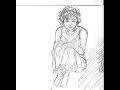 松本典子「かなしいことり」ギター弾き語り&イラストBYヒークンその2