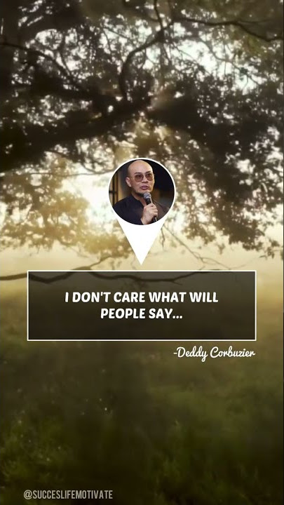 Kutipan Kata Kata Motivasi Sukses Dari Deddy Corbuzier Podcast Untuk Story WA Whatsapp Tiktok Ig