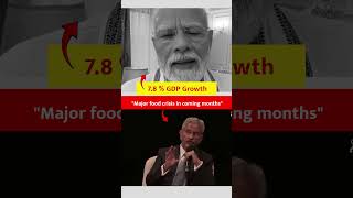 👉  PM Modi : 7.8% GDP Growth 👉 EAM  Jaishankar ⤵️'major food crisis in coming months'