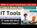 O Level IT Tools (M1-R5) Practical 2024 | M1-R5 practical Class-2 | o level IT Tools Practical 2024
